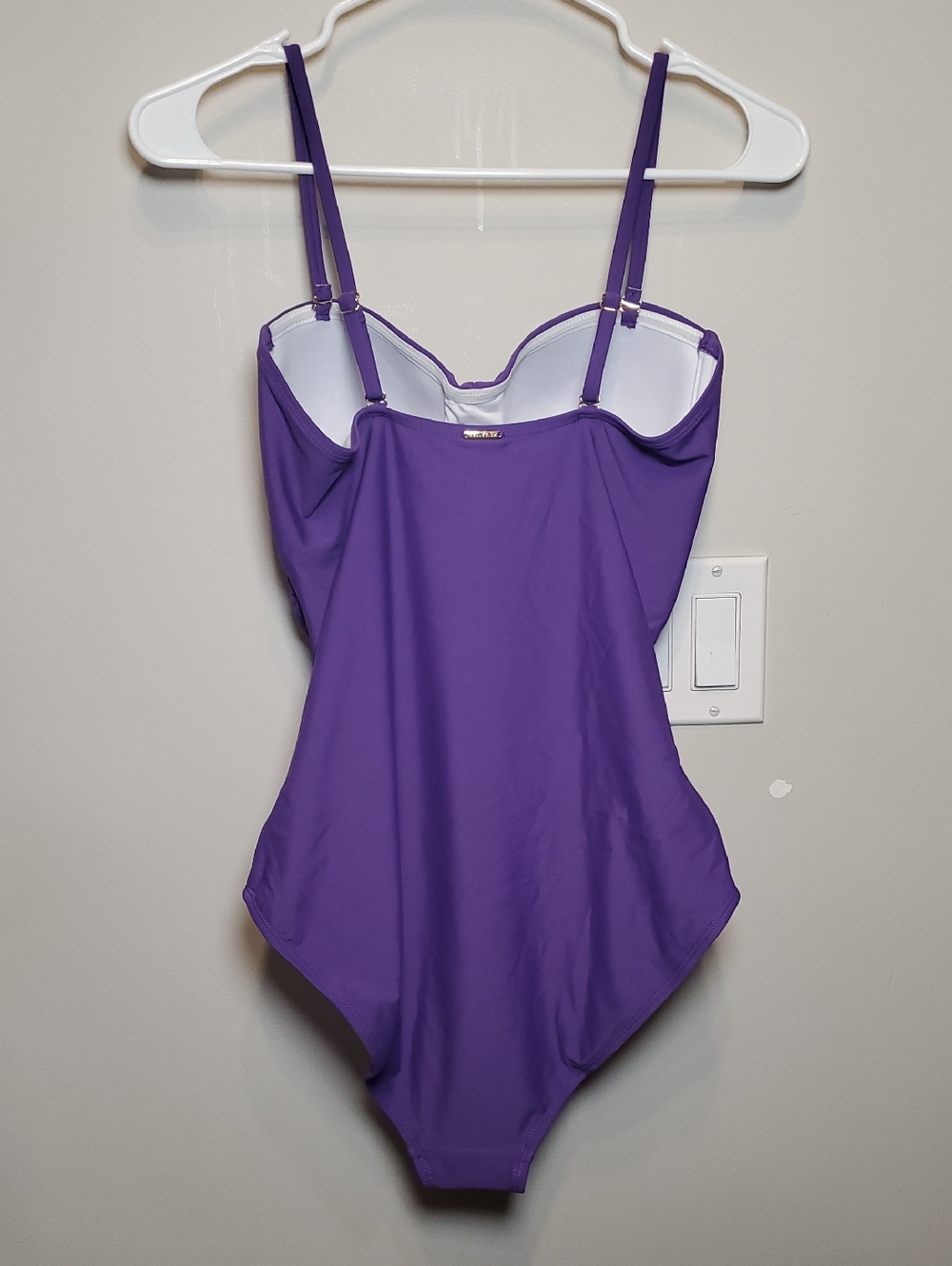 245. NWT - RELLECIGA Twist Front Shirred One Piece Swimsuit - Picture 11 of 11